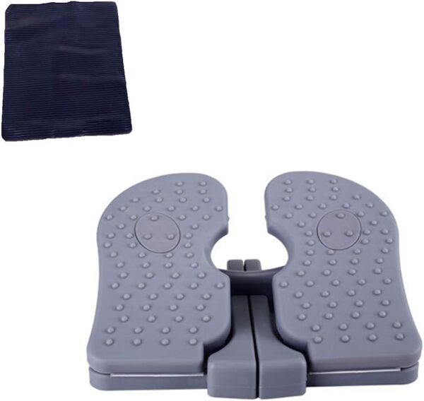 ZXLLAFT Mini máquina Stepper para Adelgazar piernas multifunción, Paso a Paso, Paso a Paso, Antideslizante, Ligero, Plegable, Paso a Paso, máquina para Perder Peso en el hogar,Gris