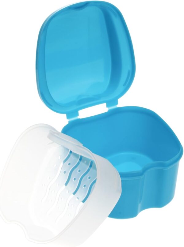 HAPINARY Caja De Limpieza De 5 Uds Contenedor De Viaje Limpiador De Tabletas Soporte De Baño Soporte Portátil Para Cepillo De Cesta + Caja Azul - Image 4