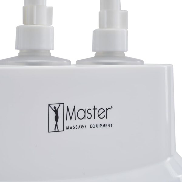 Master Massage Calentador de aceite de masaje, calentador de botellas de aceite para masaje, loción, incluye botella dispensadora, con regulador de temperatura, 3 compartimentos - Image 4