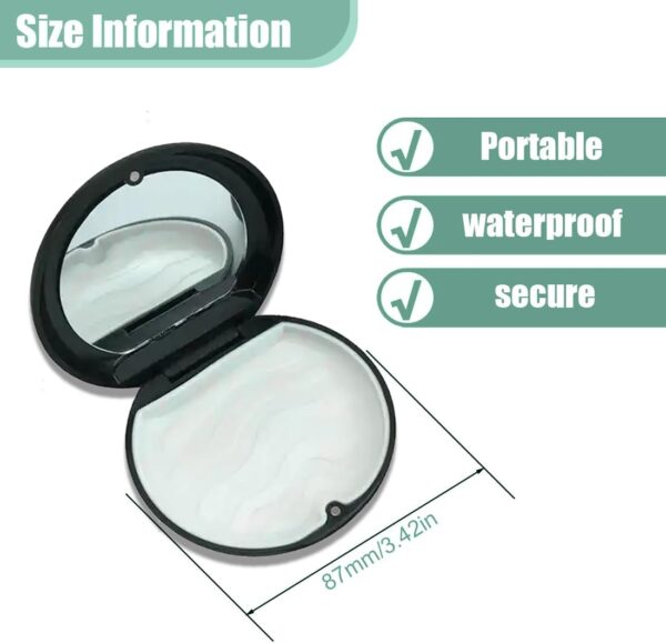 GNHG Cajas para dentaduras postizas, Soportes para dentaduras postizas, Cajas con bandejas, Protectores bucales, contenedores para dentaduras postizas - Image 2