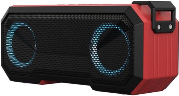 ROUZIHU Altavoz portátil Altavoz inalámbrico con luz de Flash estéreo de Graves IPX7 Altavoz Impermeable 12H Tiempo de reproducción(1-Pack)