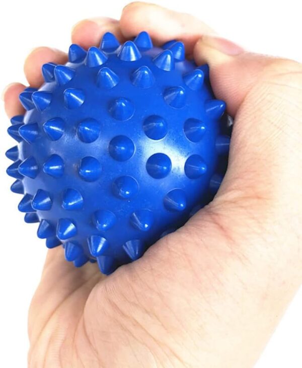 3 bolas de masaje con puntas para masaje muscular para recuperación muscular de tejido profundo, espalda y hombro (7,5 cm, colores aleatorios) - Image 2