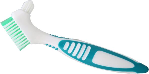 Cepillo para dentaduras postizas, limpieza eficaz cepillo de dientes postizos herramienta profesional de limpieza de dentaduras postizas para hombres y mujeres - Image 9