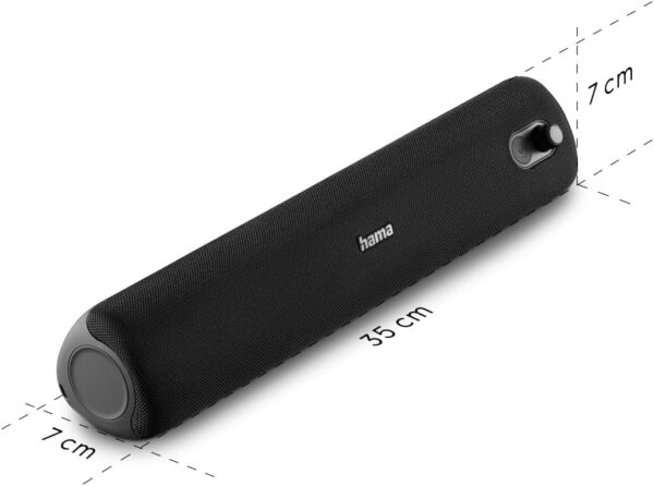 Hama | Altavoz Bluetooth (Resistente al Agua, IPX5, Altavoz Potente, Batería Duradera) Color Negro - Image 7