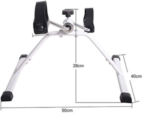 Sywlwxkq Mini Bicicleta estática para rehabilitación de extremidades Inferiores para Personas Mayores, Entrenador de piernas portátil para Bicicletas de Ejercicios en Interiores, Parte infe - Image 3