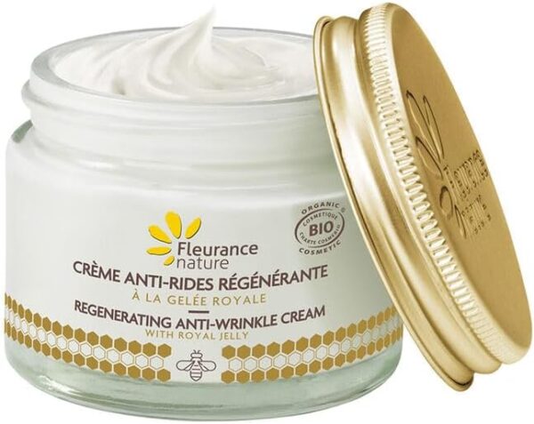 Fleurance Nature- crema anti-arrugas regenerante con Jalea Real- certificado Bio Cosmos Ecocert- Cuidado facial mujer Bio-21156 - Image 2