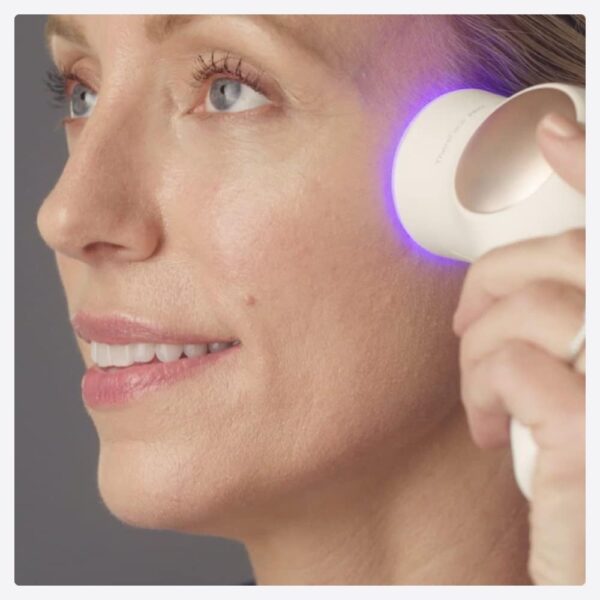 TheraFace Pro - Dispositivo de masaje facial portátil, herramienta de terapia eléctrica compacta para mejorar el cuidado de la cara y la piel, tratamiento de microcorriente y terapia de luz, negro - Image 7