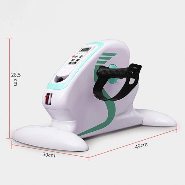LUNEZY Ejercitador eléctrico de Mini Pedales, Entrenador de Brazos y piernas Que promueve la circulación sanguínea Personas Mayores Fisioterapia Rehabilitación Equipo de Ciclo de ejercici - Image 6