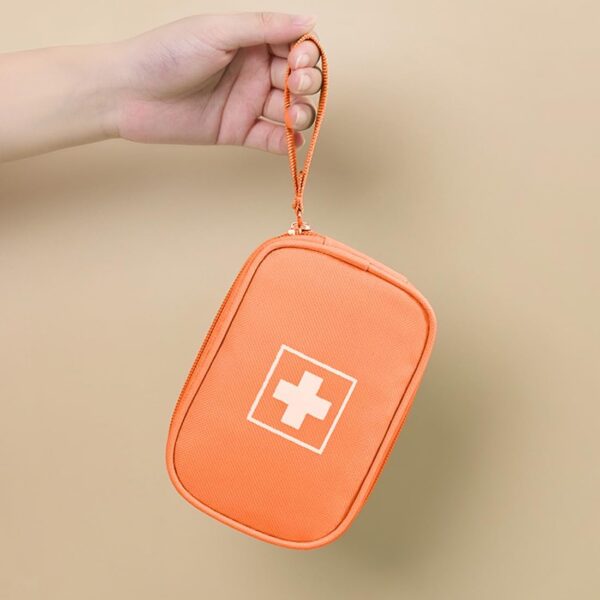 EIHI color naranja botiquin viaje bolsa botiquin vacia botiquin de primeros auxilios viaje botiquín de primeros auxilios portátil Con correa para la muñeca para Viajar Acampar y Senderismo - Image 4