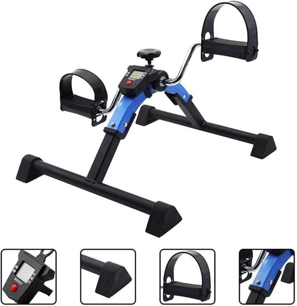 NMDCDH Ejercitador de Pedal Plegable Fuerte para Ejercicio de recuperación de Rodilla de Pierna y Brazo con Equipo de Entrenamiento de rehabilitación de Monitor - Image 2