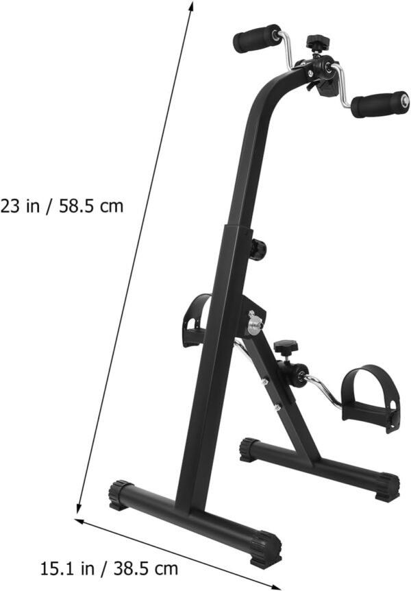 YARNOW Bicicleta Estática Plegable Bicicleta De Interior De Ruido Bicicleta De Fitness Con Pantalla Digital Bicicletas Estáticas Para El Hogar Para Personas Mayores - Image 3