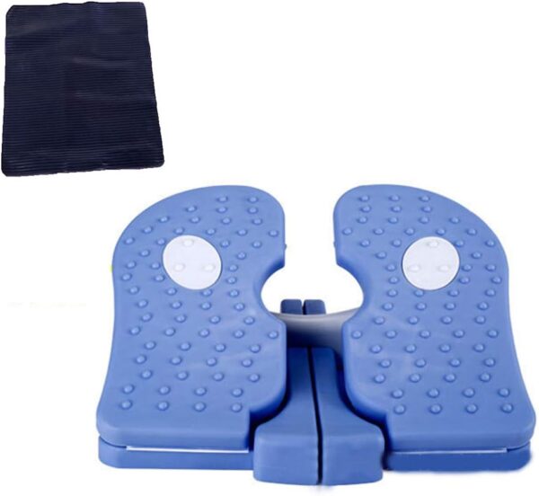 ZXLLAFT Mini máquina Stepper para Adelgazar piernas multifunción, Paso a Paso, Paso a Paso, Antideslizante, Ligero, Plegable, Paso a Paso, máquina para Perder Peso en el hogar,Azul