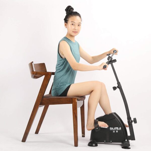 NMDCDH Bicicleta de rehabilitación, Ejercitador de Pedal portátil Superior e Inferior Ajustable, Equipo de Gimnasia para Personas Mayores y Mayores, Bicicleta estática de Pedal - Image 5