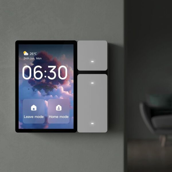 XBOKA Panel de control inteligente de 3.5 pulgadas, interruptores de pared, automatización del hogar, pantalla LCD, control remoto, centrales, panel de control - Image 2