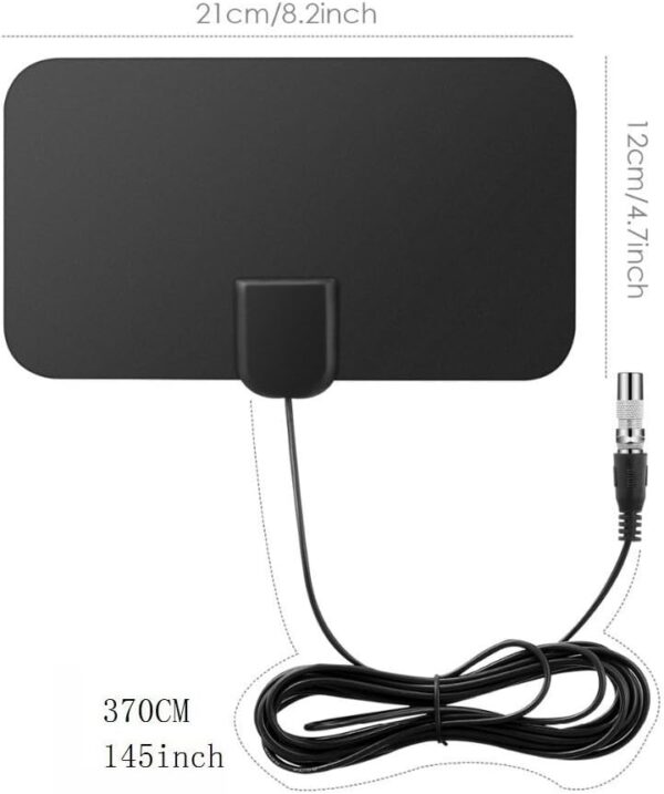 DollaTek Mini Antena de TV Digital para Interiores Amplificador de señal de Rango de 50 Millas F-TV HDTV Compatible 4K - Image 5