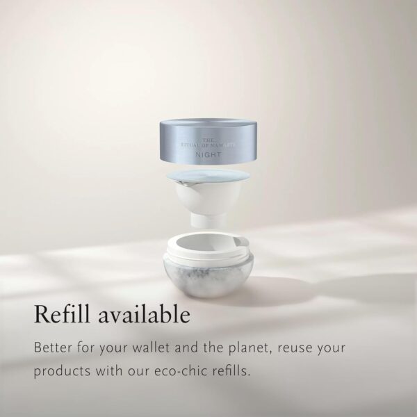RITUALS The Ritual of Namaste - HYDRATE - Crema hidratante facial de noche, cuidado facial regenerador con complejo activador hialurónico, gel crema con ácido hialurónico - 50 ml - Image 6