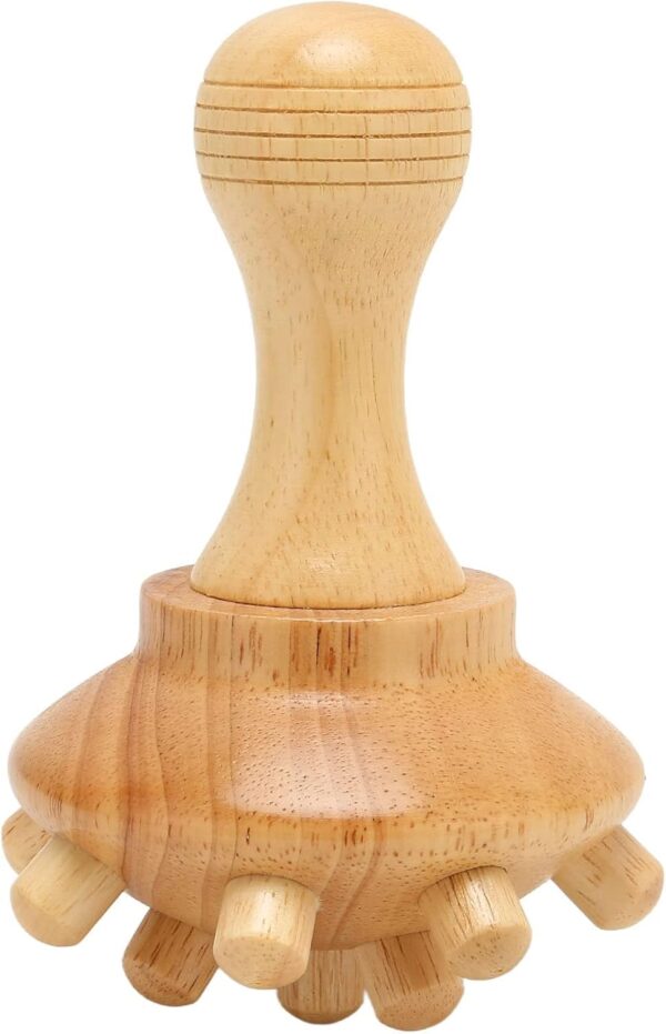 Bipily Herramientas De Masaje De Madera De Hongos, herramienta de masaje de punto de activación de tejido profundo Maderoterapia Kit Colombiana, herramienta de modelado de cuerpo de madera