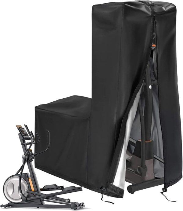 Uhngw Cubierta Elíptica Interior,Cubierta Elíptica Impermeable - Funda protectora elíptica impermeable | Cubierta de tela Oxford para máquina de exterior, cubierta protectora para entrenador elíptico, - Image 9