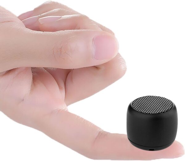 Eageroo Super Mini Altavoz Bluetooth, Altavoz portátil,Sonido estéreo con tecnología de Graves Profundos (Negro)