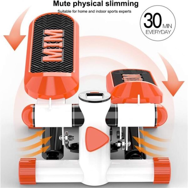 JHKGY Escalera De Cardio,con Bandas De Resistencia Silent Home Ejercicio Fitness Montañismo Multifunción Stepper,Escalera De Entrenamiento De Cardio Profesional - Image 6