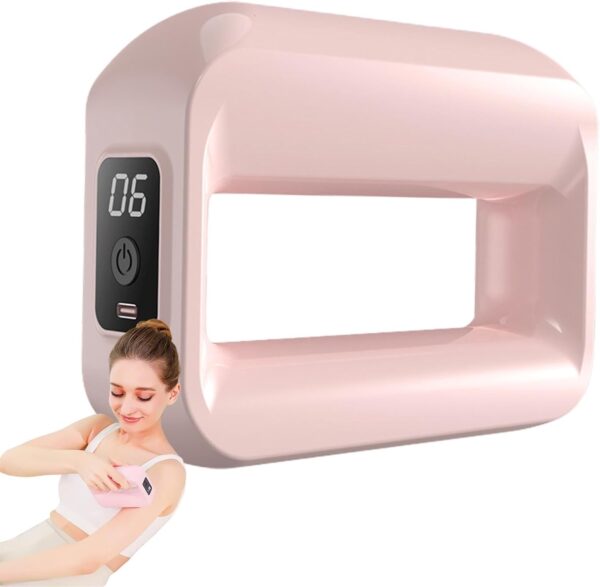 Uhngw Masajeador Eléctrico Para Músculos,Masajeador De Vibración Portátil - Anillo Masajeador Muscular Eléctrico - Masajeador de hombro inalámbrico, masajeador de fascia ergonómico para espalda,