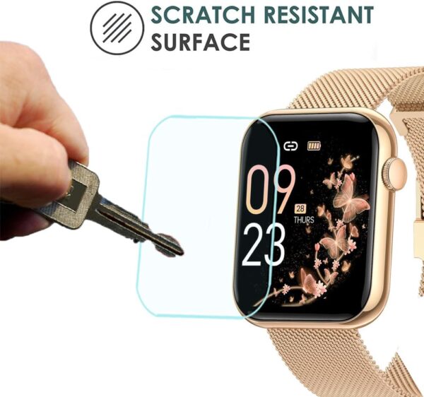 Yoomigle Paquete de 6 protectores de pantalla compatibles con reloj inteligente NAIXUES I60 de 1.85 pulgadas para reloj inteligente FitcloudPro I60 de 1.85 pulgadas, protectores de pantalla - Image 3