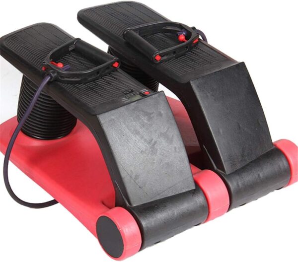 Dbtxwd Pedal Paso a Paso silencioso, Escalador de Aire Paso a Paso portátil Ejercicio Fitness Deportes Piernas Paso a Paso Máquinas con Bandas de Resistencia - Image 4