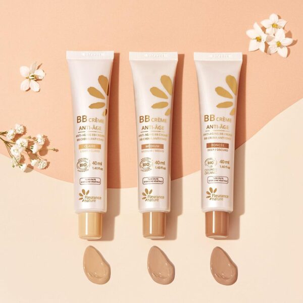 Fleurance Nature, BB Crema tono medio, 40ml, cuidado facial Bio, 21157 - Image 2