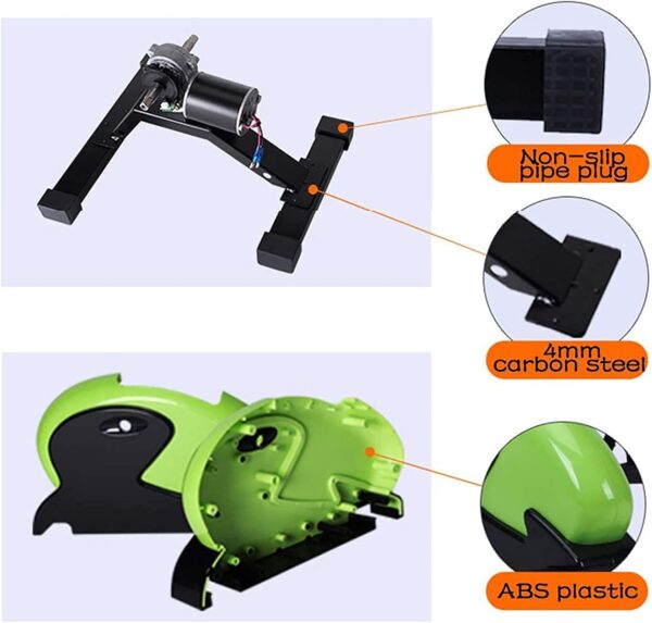 WPJQJWD Ejercitador De Pedal Eléctrico,Fitness Motorizado Eléctrico Mini Bicicleta Ejercicio/Pedal Ejercitador ​con Soporte Protector De Piernas Entrenador De Rehabilitación para Ancianos - Image 4