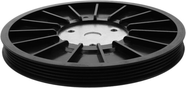 Yardwe Accesorios Para Bicicletas Estáticas Polea De Correa De Bicicleta Estática Rueda De Cinturón De Ciclismo Dinámico Disco De Cinturón De Bicicleta Estática Rueda Motriz Abs