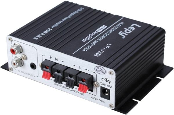 LEPY LP-V3s pequeño Amplificador de HiFi para Auto,PC, casa Corriente DC12V - Image 2