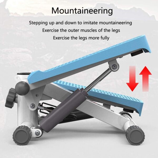 ZXLLAFT Mini Stepper Fitness Cardio Exercise Trainer Portable Stair Stepper Twisting Machine con Monitor LCD para Principiantes y Profesionales - Image 4