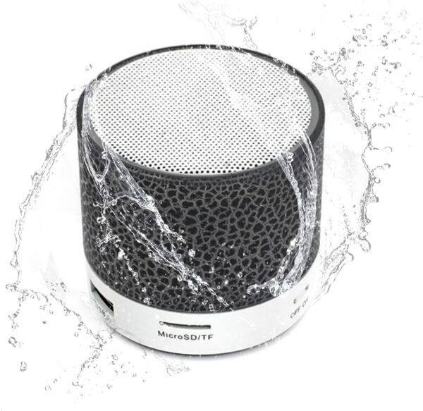 Queen.Y Inalámbrico Altavoz Bluetooth portátil, Altavoz Impermeable Audio HD, Mini Altavoz Subwoofer USB Reproductor de Música Soporte Impermeable U-Disk Tarjeta TF