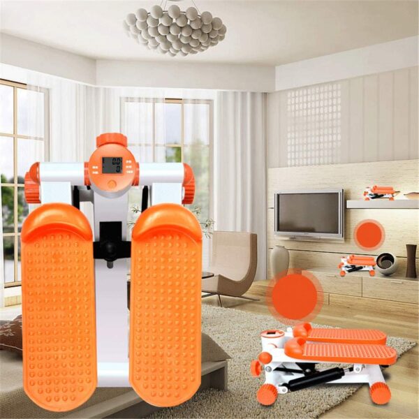 Dbtxwd Mini Air Stepper Stair Stepper Climber Fitness Machine con Bandas de Resistencia, Equipo Deportivo de Interior multifunción - Image 6