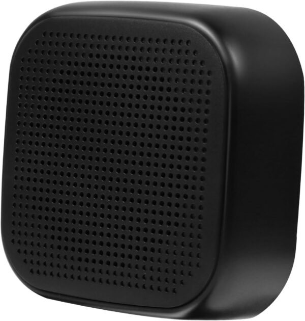 Hemobllo 1 Caja Altavoces Portable Speaker fones telefonillo Inteligente Caja de Sonido inalámbrica Altavoz inalámbrico Mini Altavoz de Escritorio Mini Altavoz de música el plastico Black