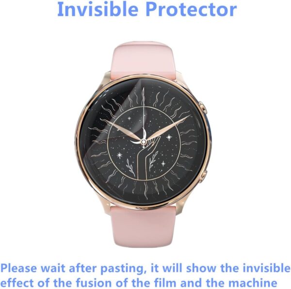Frgnie RUXINGX - Protector de pantalla compatible con reloj inteligente RUXINGX para mujer de 1,39 pulgadas (6 unidades) flexible TPU protector de pantalla, compatible con reloj inteligente Fitonme - Image 7