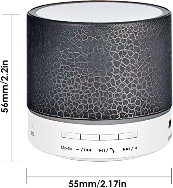 Queen.Y Inalámbrico Altavoz Bluetooth portátil, Altavoz Impermeable Audio HD, Mini Altavoz Subwoofer USB Reproductor de Música Soporte Impermeable U-Disk Tarjeta TF - Image 5