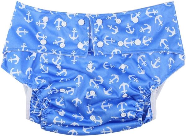 Pañales Lavables para Adultos, Pañales Adultos, Pañales Adultos Hombre, Interior Incontinencia Posparto Pantalones Reutilizables Pañal Bolsillo Doble Apertura Absorbentes Discapacitados Cuidado