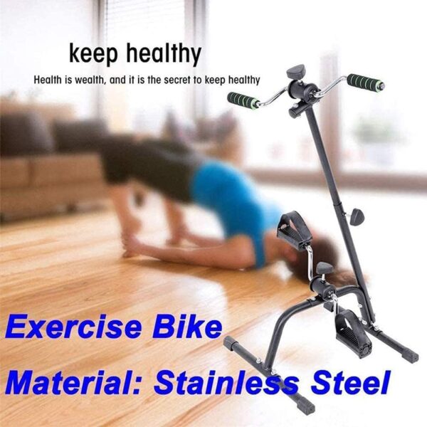 NMDCDH Mini máquina para Hacer Ejercicio de Bicicleta, Brazos y piernas, Equipo de Fitness para Personas Mayores y Ancianos, Bicicleta estática Plegable, para Ejercicios de recuperación d - Image 5