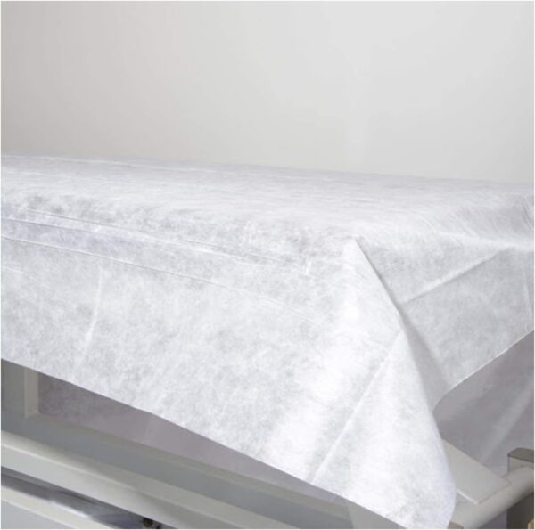 PimPam Factory - Pack 200 Sábanas de TNT Desechables 14gr - 80x200cm - Hipoalergénico - Repele Líquidos - No Ajustable - Ideal para Camas y Camillas de Masaje - 100% Reciclables