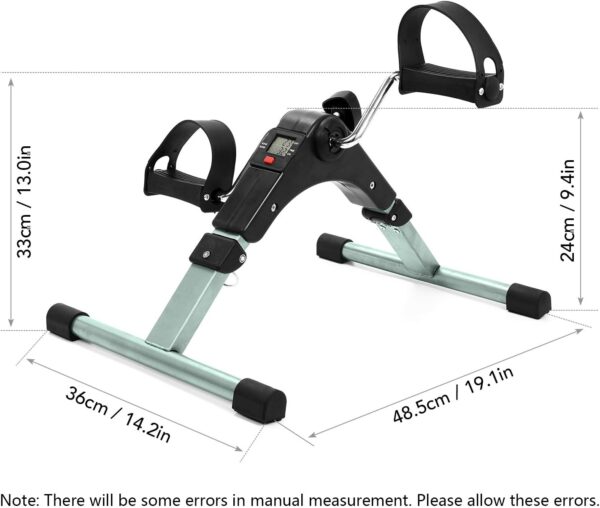 ZXLLAFT Portátil Stepper, Treadmill Cardio Steppers Máquina de piernas Equipo de Fitness Gimnasio en casa Ejercicio Mini Bicicleta giratoria con Pantalla LCD - Image 7