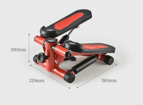 WENCY Mini Stepper Trainer Portable Twist Stair Altura Ajustable Máquina de Ejercicios de Fitness con Banda de Resistencia Duraderay Pantalla LED - Image 6