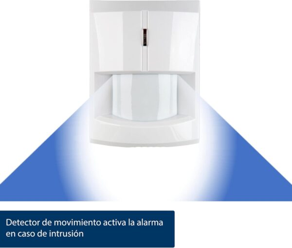 Blaupunkt Q3000 Kit de Alarma inalámbrica IP para casa, local, oficina. Sistema inteligente de seguridad sin cuotas. Antirrobos y okupas. Incluye panel de control, sensor para puertas y ventanas DC-S4, detector PIR de movimiento IR-S4. Recibe alertas en tu móvil. Funciones de domótica configurables. Fácil de instalar DIY - Image 3