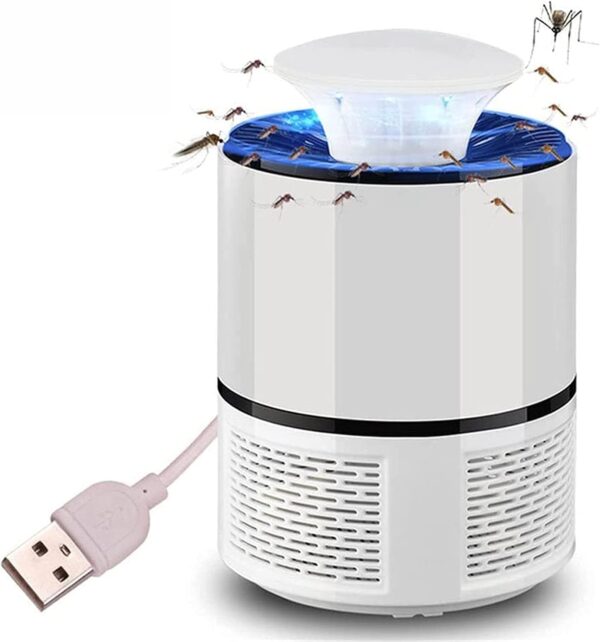Lámpara eléctrica para Matar Mosquitos, electrónica USB, Trampa antimosquitos, lámpara de luz Nocturna LED, Luces para Matar Insectos, Repelente de plagas para Dormitorio, Cocina, Oficina (b