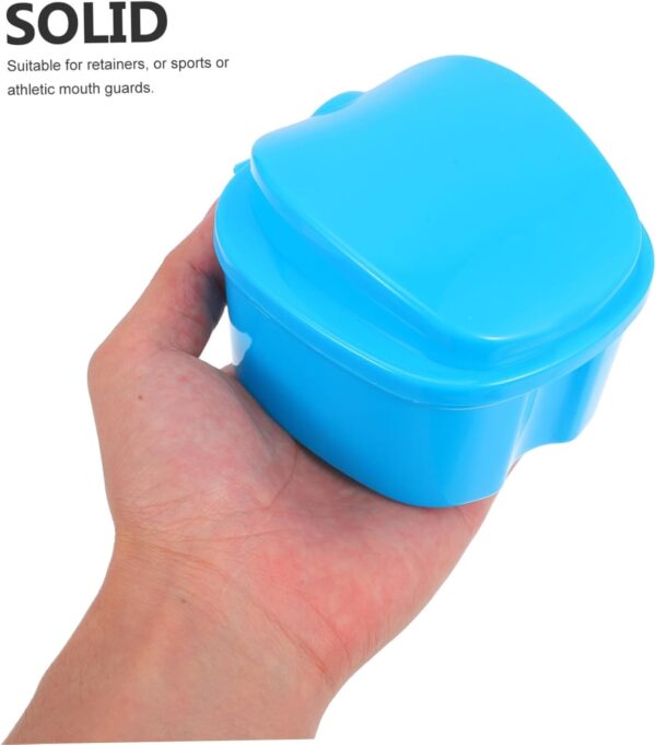 ULTECHNOVO Caja De Baño Para Dentaduras Postizas Recipiente Para Retenedores Recipientes De Limpieza Para Dentaduras Postizas - Image 7