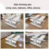 BCLGCF Mini Stepper para Ejercicio, Stepper Hidráulico, Portable Home Office Stepper Fitness Cardio Exercise Trainer, Equipo De Fitness Diseñado para Mujeres Y Hombres - Image 6