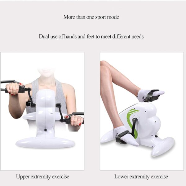 AMAZOM Ejercitador De Pedal Eléctrico Motorizado, Mini Bicicleta Estática Eléctrica Motorizada De Fitness, Ejercitador De Pedal para Mano, Brazo, Rodilla Y Pierna, Mini Equipo De Rehabilitación - Image 3