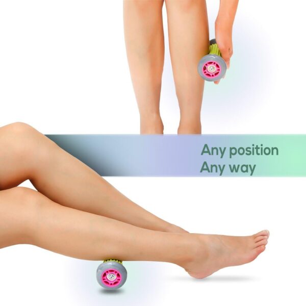 Pejoye Rodillo Fascitis Plantar, Masaje de Reflexología de Acupresión Palo Muñecas Antebrazos Rodillo de Masaje para la Fascitis Plantar Recuperación y Músculos Apretados (Grey) - Image 4
