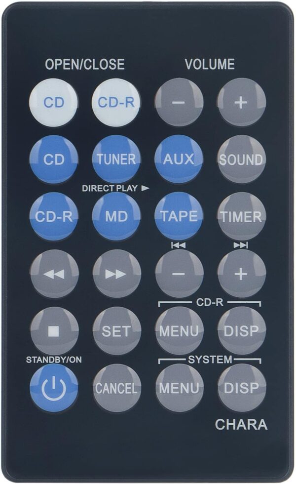 AULCMEET AXD7271 Mando a Distancia de Repuesto Compatible con Pioneer Amplificador de Alta fidelidad Microsistema de Cine en casa Receptor M-F10, M-NS1, MF10, NS33, NSF10, RTAXD7271, XCF10