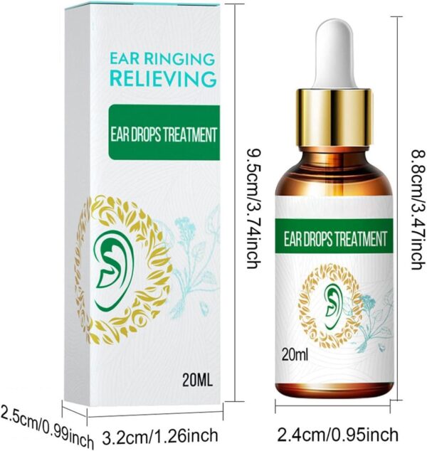 Ear Soothing Drops Calmante Del Oído, Gotas Para El Oído, Gotas Para El Oído Que Alivian La Obstrucción Del Oído Interno, Acúfenos, Molestias Del Oído - Image 7
